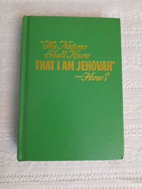 1971 1ST EDTION The Nations Shall Know that I Am Jehovah  Watchtower Bible GUC